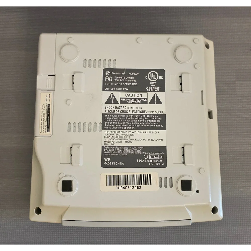 Sega dreamcast console